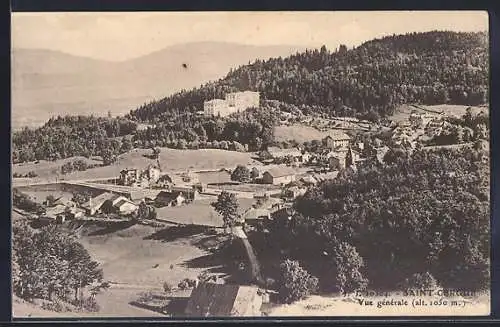 AK Saint-Cergue, Vue Generale