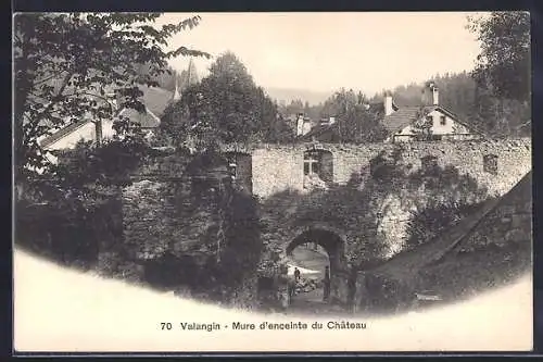 AK Valangin, Mur d`enceinte du Chateau