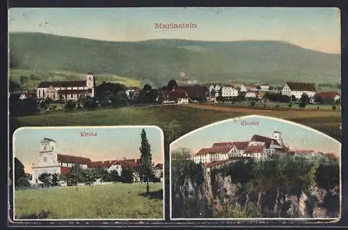 AK Mariastein, Panorama, Kirche und Kloster