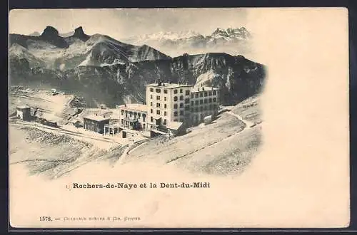 AK Rochers-de-Naye, Panorama et Dent-du-Midi