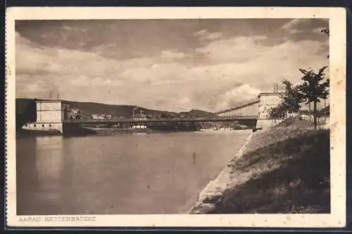 AK Aarau, Blick zur Kettenbrücke