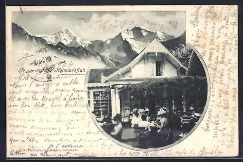 AK Interlaken, Gasthaus Heimwehfluh