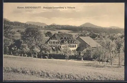 AK Abendsmatt, Blick auf das Kurhaus