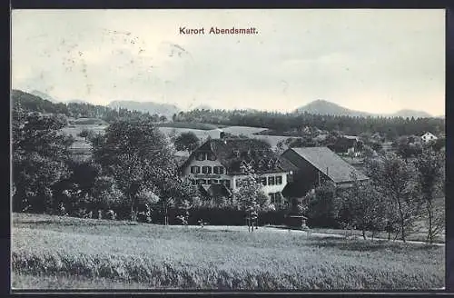 AK Abendsmatt, Teilansicht des Ortes