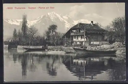 AK Gunten /Thunersee, Partie am See