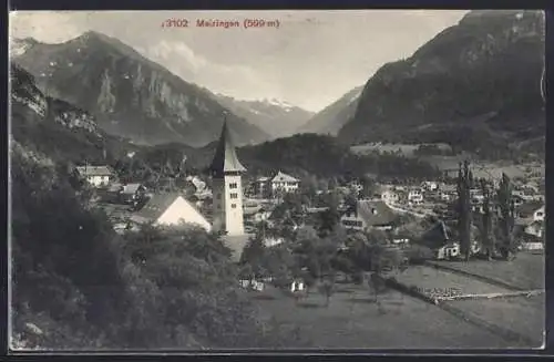 AK Meiringen, Blick zum Ort