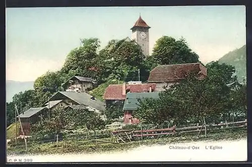 AK Chateau d`Oex, L`Eglise