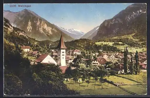 AK Meiringen, Blick zum Ort