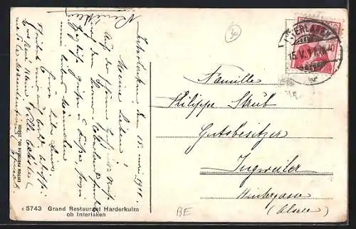 AK Interlaken, Grand Restaurant Harderkulm