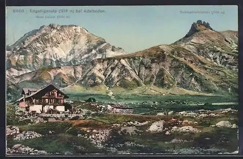 AK Engstligenalp b. Adelboden, Gesamtansicht mit Gross Lohner