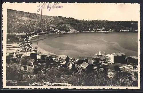 AK Lopud, Ortsansicht mit Strand