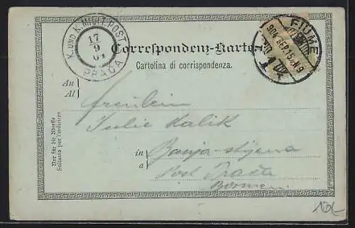 Mondschein-AK Ika, Partie am Hafen