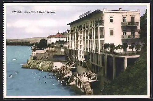 AK Susak, Kupaliste i Hotel Jadran, Ruderboote