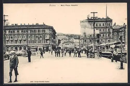 AK Fiume, Molo Piazza Adamich