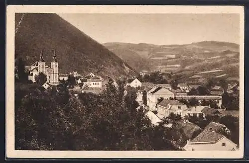 AK Pregrada, Ortsansicht mit der Kirche