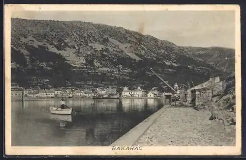 AK Bakarac, Ortsansicht von der Küste aus