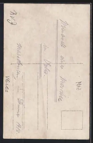 AK Veles, Blick auf ein Minarett