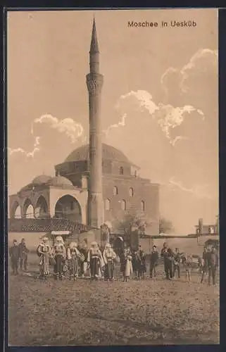 AK Uesküb, Blick auf die Moschee
