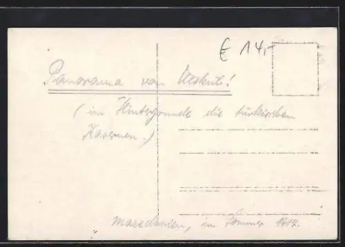 AK Üsküb, Blick über die Dächer