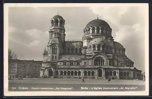 AK Sofia, L`église monument Al Nevsky