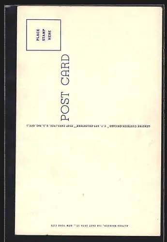 AK New York, Times Square and Paramount Building, Strassenbahn