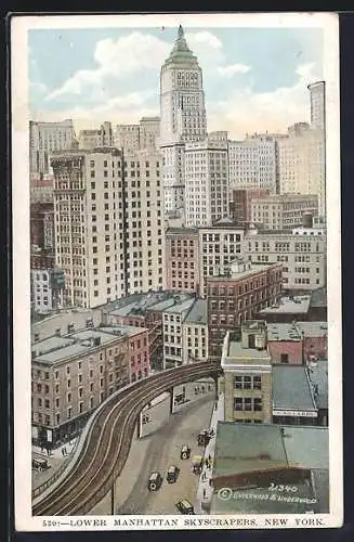 AK New York, NY, Lower Manhattan Skyscrapers