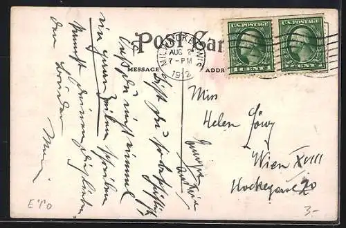 AK Milwaukee, WI, Rear View of Post Office and YWCA