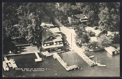 AK Glasser, NJ, Aerial View on Lake Hopatcong