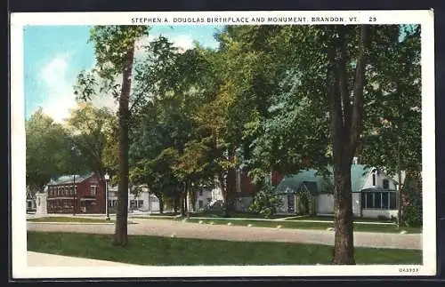 AK Brandon, VT, Stephen A. Douglas Birthplace and Monument