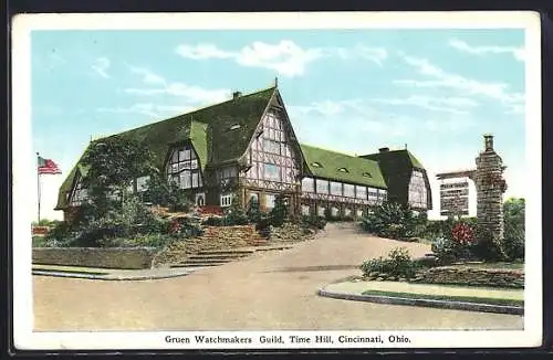 AK Cincinnati, OH, Gruen Watchmakers Guild, Time Hill