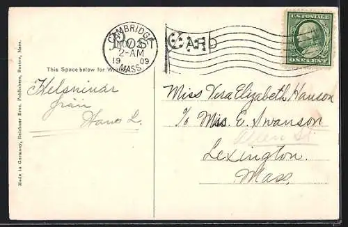 AK Cambridge, MA, Ringe Manuel Training School