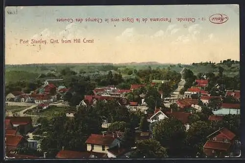 AK Port Stanley /Ont., General View from Hill Crest