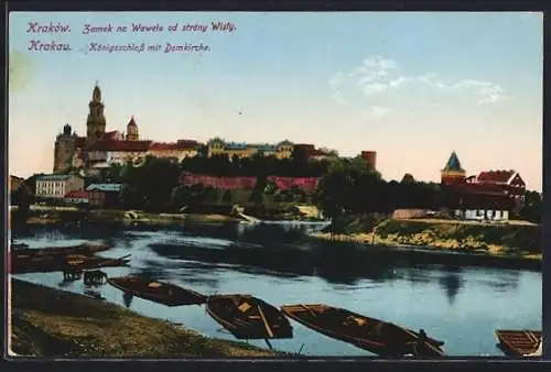 AK Krakau, Königsschloss mit Domkirche