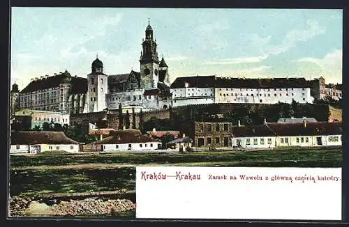 AK Kraków, Zamek na Wawelu z glówna czescia katedry