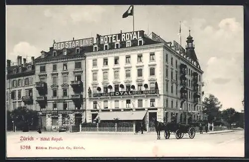 AK Zürich, Hotel Royal, Red Star Line