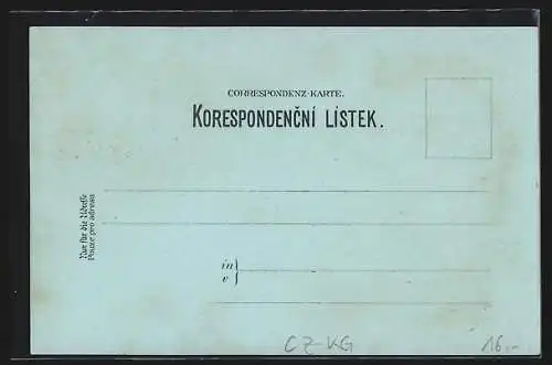 Mondschein-AK Hradec Kralove, Kormenského trída, Chrám sv. Ducha, námestí