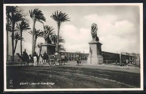 AK Kairo, Kasr-El-Nile-Bridge
