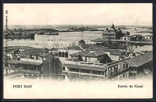 AK Port Said, entrée du canal