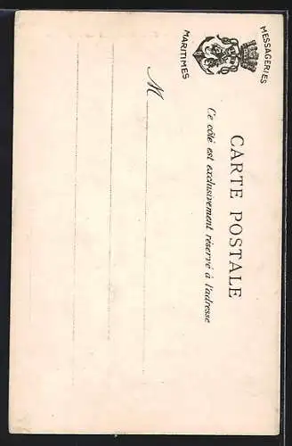 AK Port-Said, Statue de Ferdinand de Lesseps