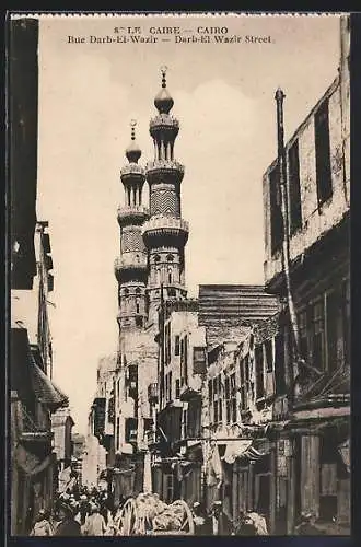 AK Le Caire, Rue Darb-El-Wazir
