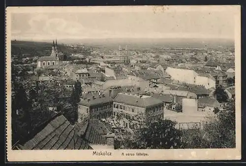 AK Miskolcz, A varos latkepe