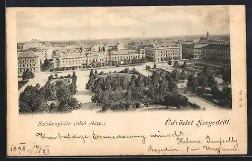 AK Szeged, Szechenyi-ter, also resze