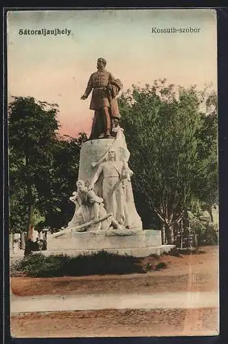 AK Sátoraljaujhely, Kossuth-szobor