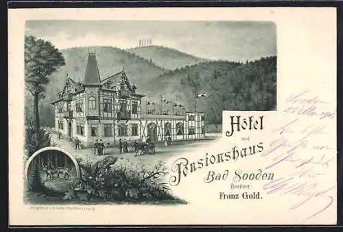 AK Bad Sooden, Hotel von Franz Gold