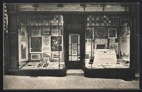 AK Blankenburg a. H., Schaufensterausstellung gegen den Missbrauch geistiger Getränke