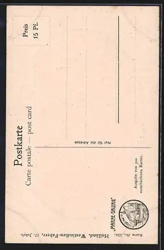 Künstler-AK Christopher Rave: Marine-Galerie, Karte Nr. 236, Holländischer Westindien-Fahrer, 17. Jahrh.