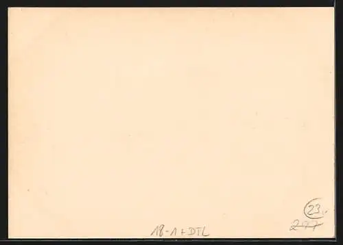 Künstler-AK Bernau / Mark, Die Hussiten vor der Stadt, Ganzsache