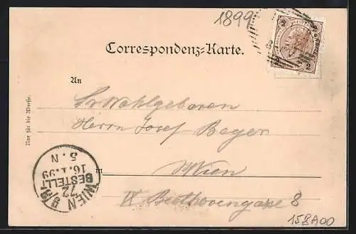 AK Weidlingbach, Schleinzer's Gastwirtschaft, Strassenpartie