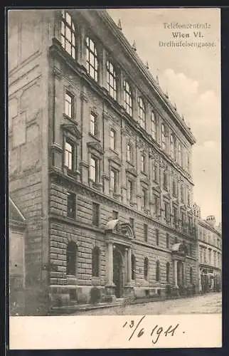 AK Wien, Telefonzentrale Dreihufengasse