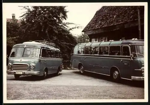 Fotografie Bus, Setra mit Dachgepäckträger, Kennzeichen: CW-AE 1
